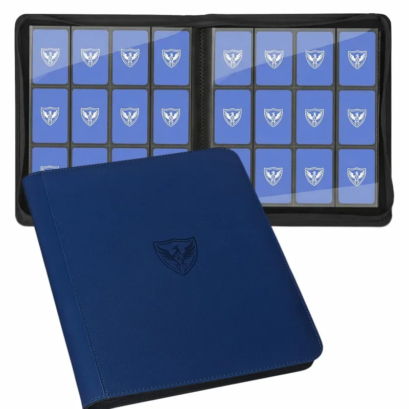 12-Pocket Trading Card Binder Collectible Card Holder That Can Accommodate 480 Cards Zippered Premium Card Binder Suitable for Tcg Cards/Game Cards/Sports Cards/Yu-Gi-Oh! Magic: the Gathering and Trading Cards — image 7