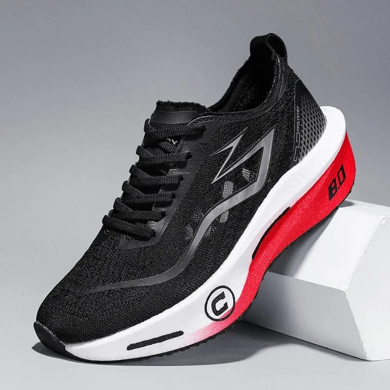 Men Sports Running Shoes Casual Marathon Breathable Lightweight Women's Comfortable Athletic Nonskid Walking Sneakers Outdoors