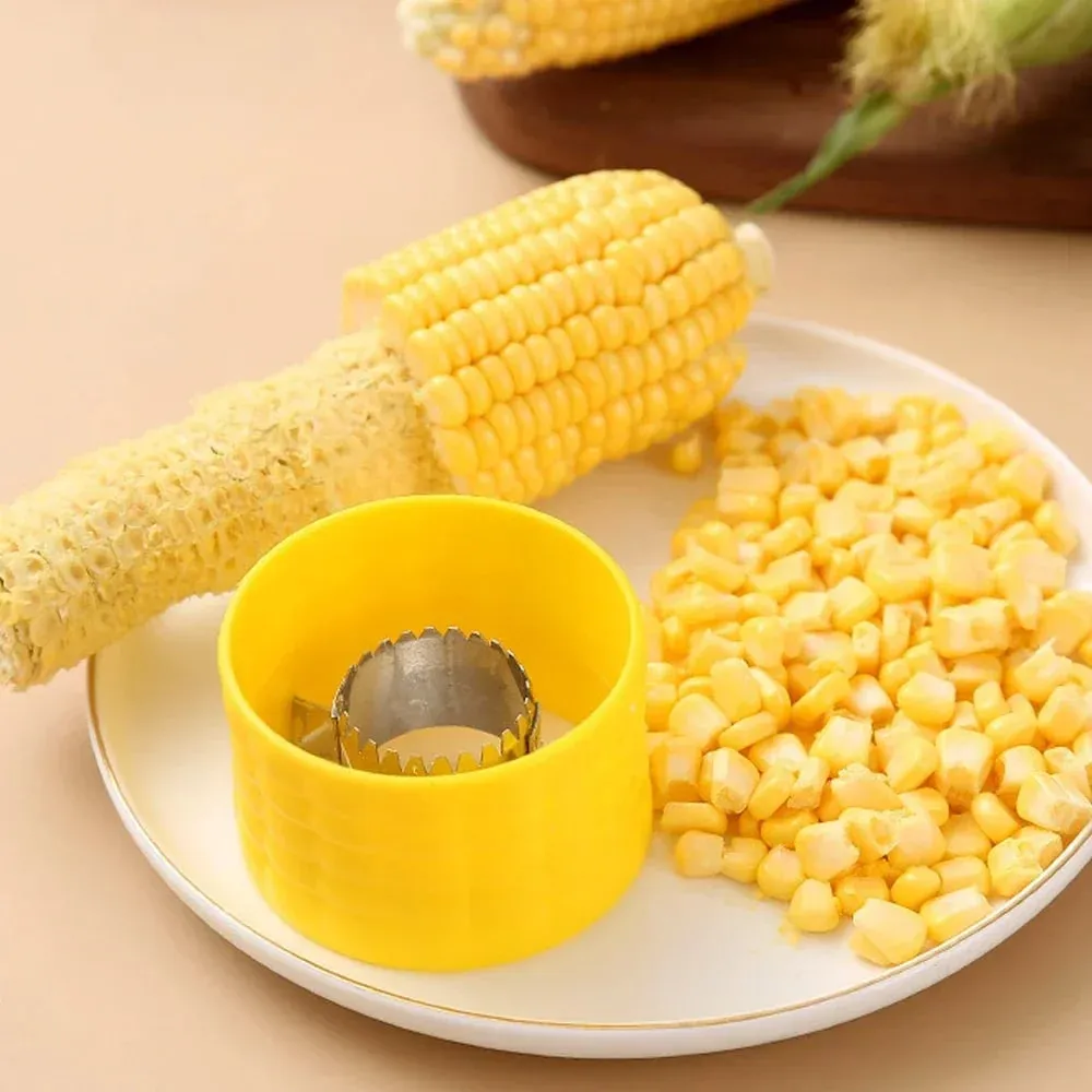 Corn Stripper Peeler Cob Cutter Thresher Corn Stripper Fruit Vegetable Tools Cooking Tools Kitchen Accessories Cob Remover — image 2