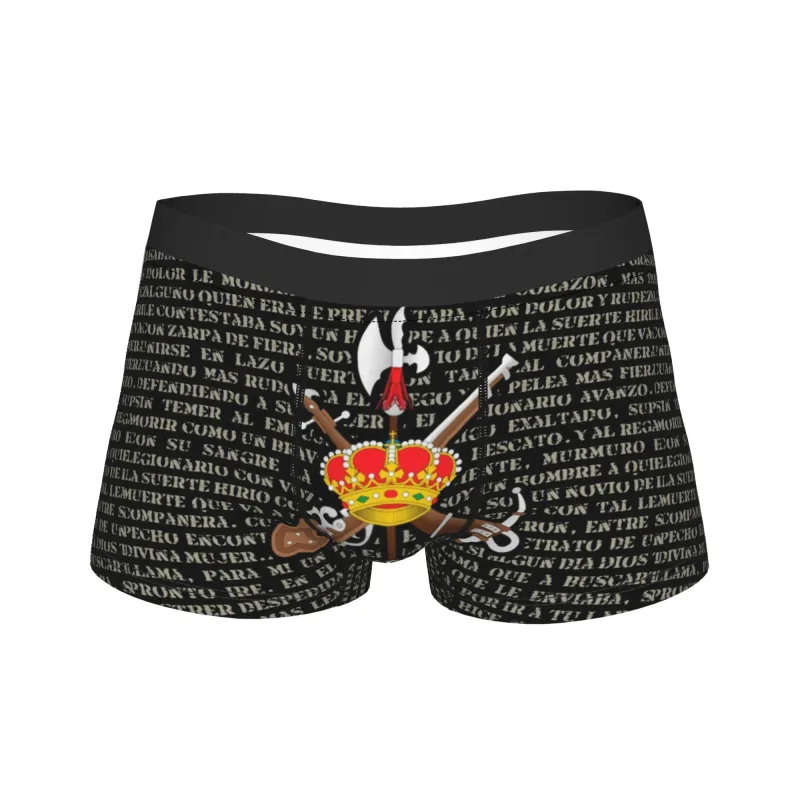 Flag of Spain Plus Emblem Civil Guard Men's Underwear Spanish Boxer Briefs Shorts Panties Funny Soft Underpants for Male S-XXL — image 7