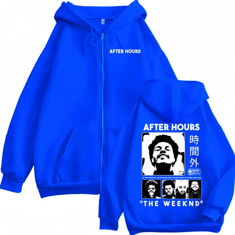 The Weeknd After Hours Til Dawn Zipper Hoodies Men Women Fashion Streetwear Jacket Sweatshirt Fleece Cozy Zip Up Pullovers Coats — image 4