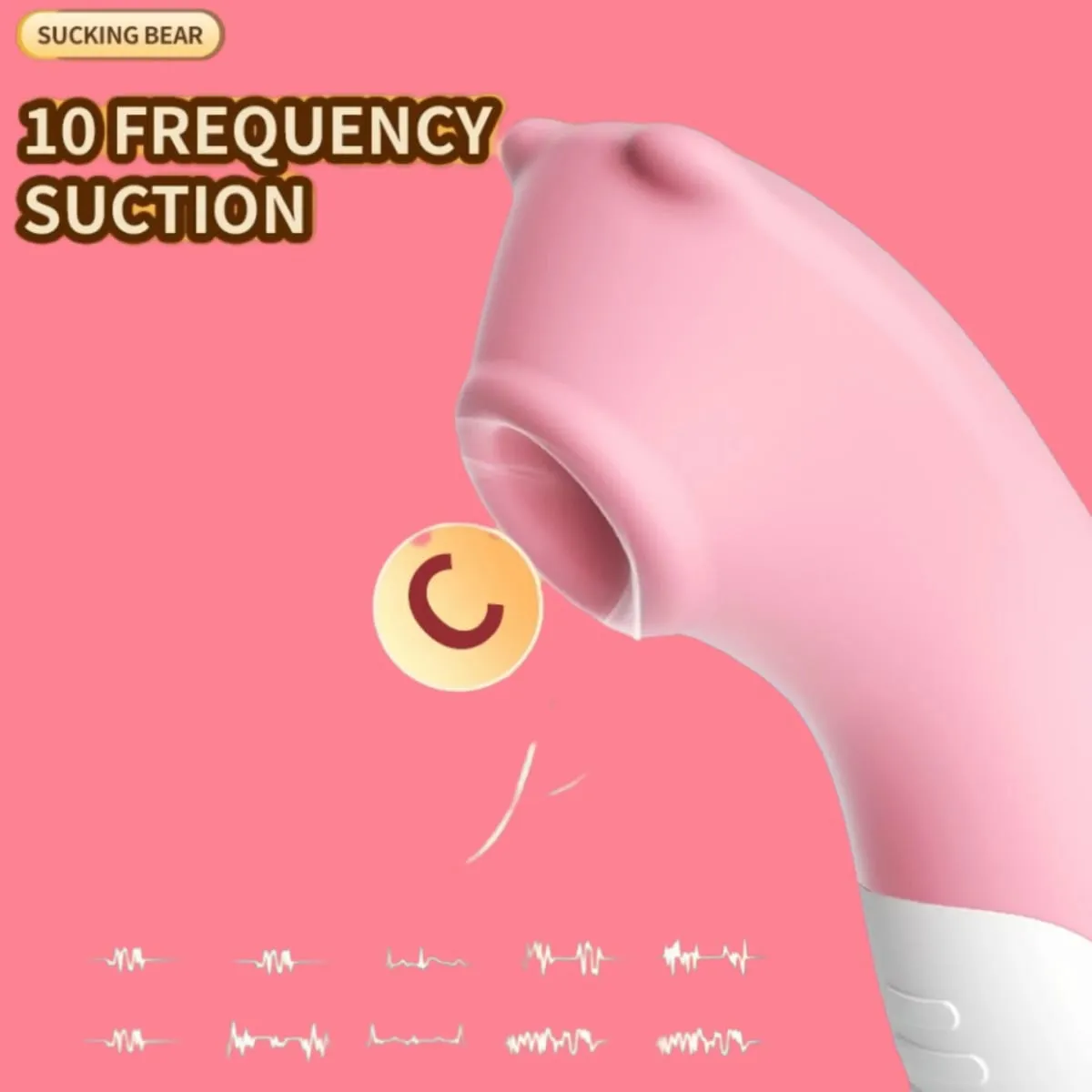 Clitoral Sucking Vibrator Vacuum Stimulator Nipple Massager Rechargeable Waterproof Sex Toy for Women Couples Gift — image 3