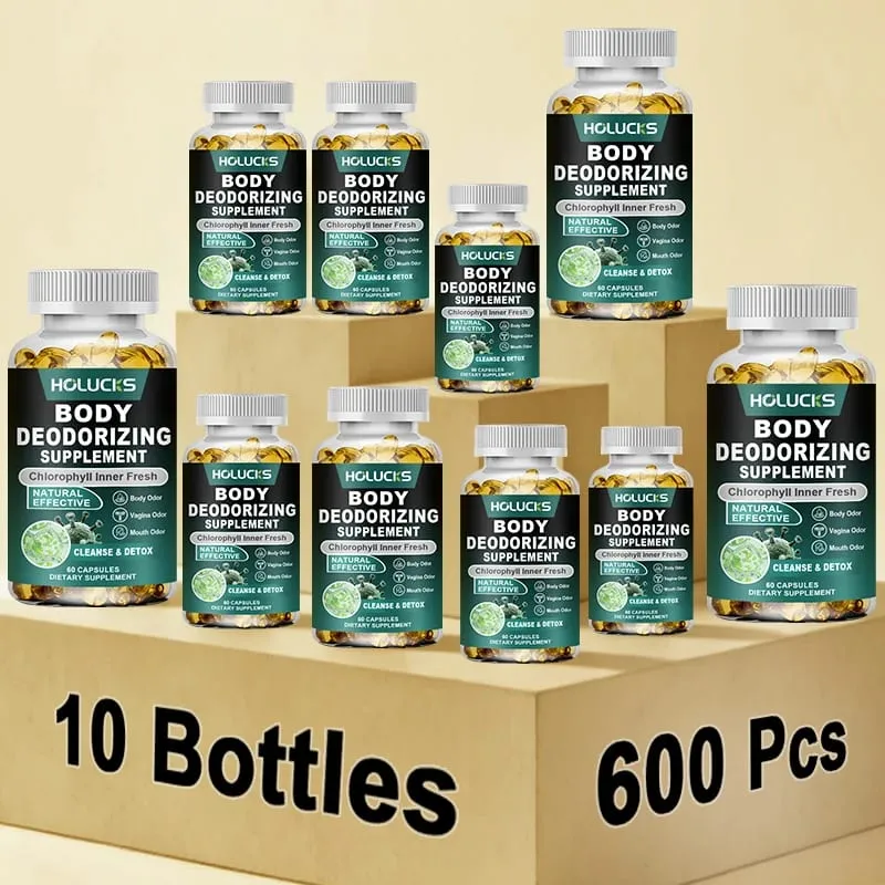 Chlorophyll Capsules Supplement Body Deodorizing & Internal Cleanse Support Digestion Gut & Skin Health Energy Boost — image 10