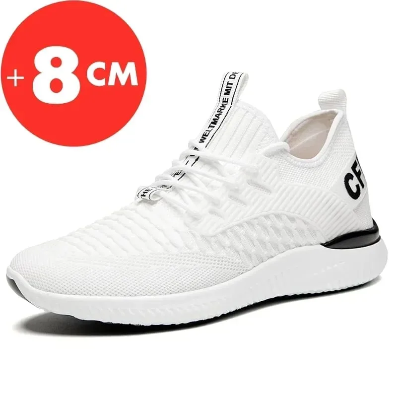 New 2025 Sneakers Man Elevator Shoes Height Increase Shoes for Men Insoles 8CM Sports Heightening Shoes Tall Shoes 39-43 — image 7