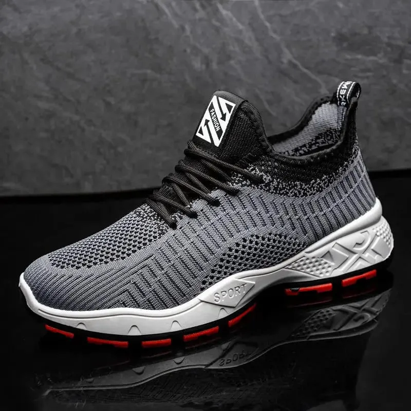 Men's sneakers spring summer new mesh non-slip comfort casual breathable racing outdoor running shoes students speed sports shoe