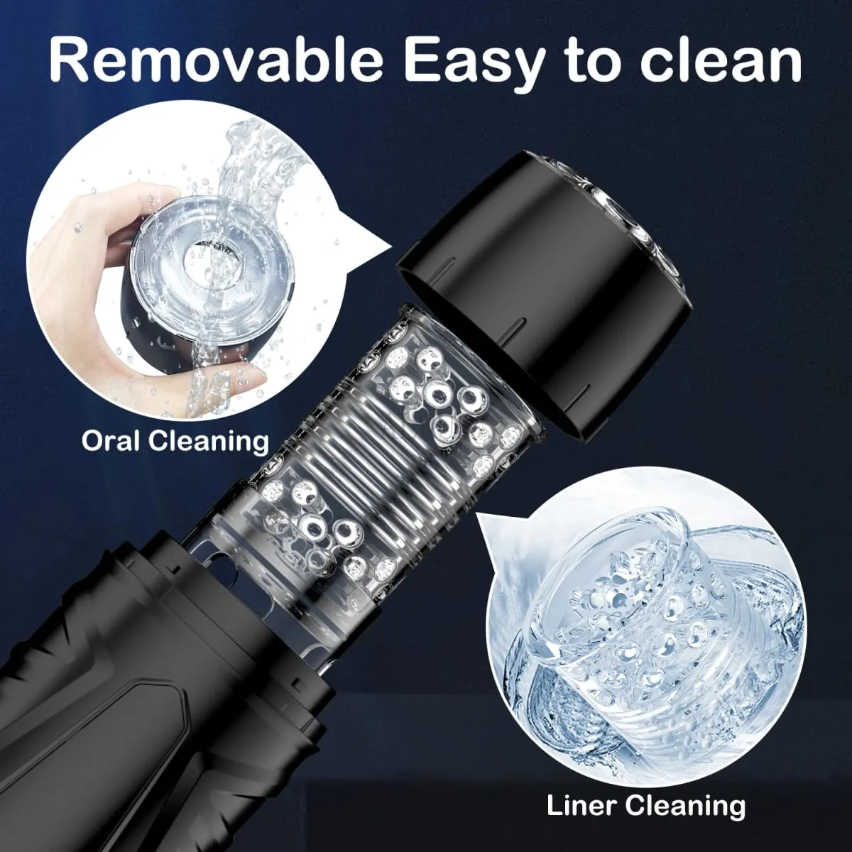 Automatic Masturbator for Men Telescopic Rotation Masturbation Cup with Handle Phone Stand Adult Goods Sex Toy for Men 18+ — image 4