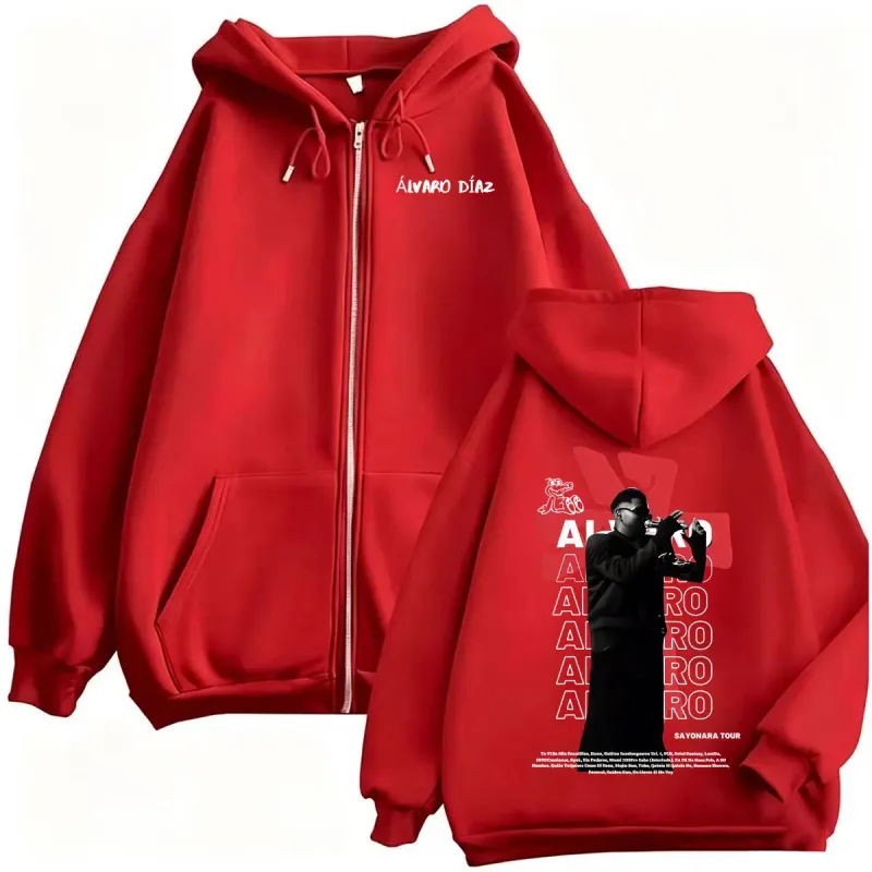 Omakase Alvaro Diaz Sayonara Tour Zipper Hoodies Men Women Harajuku Hip Hop Sweatshirts Jacket Coats Casual Fleece Zip Up Hoodie — image 9