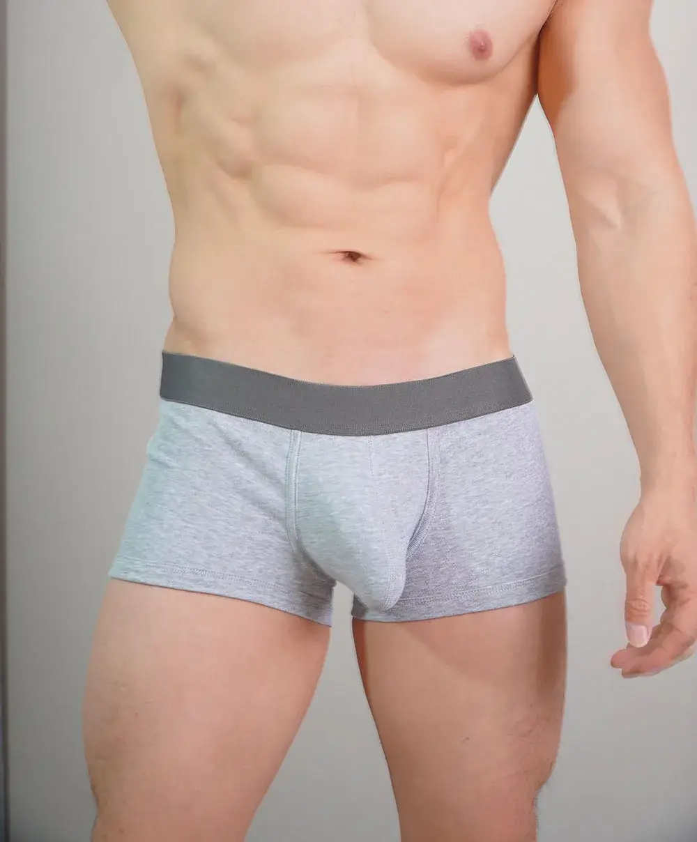 Cotton men's boxer briefs with large pockets, comfortable and hot-selling men's sexy underpants. — image 2