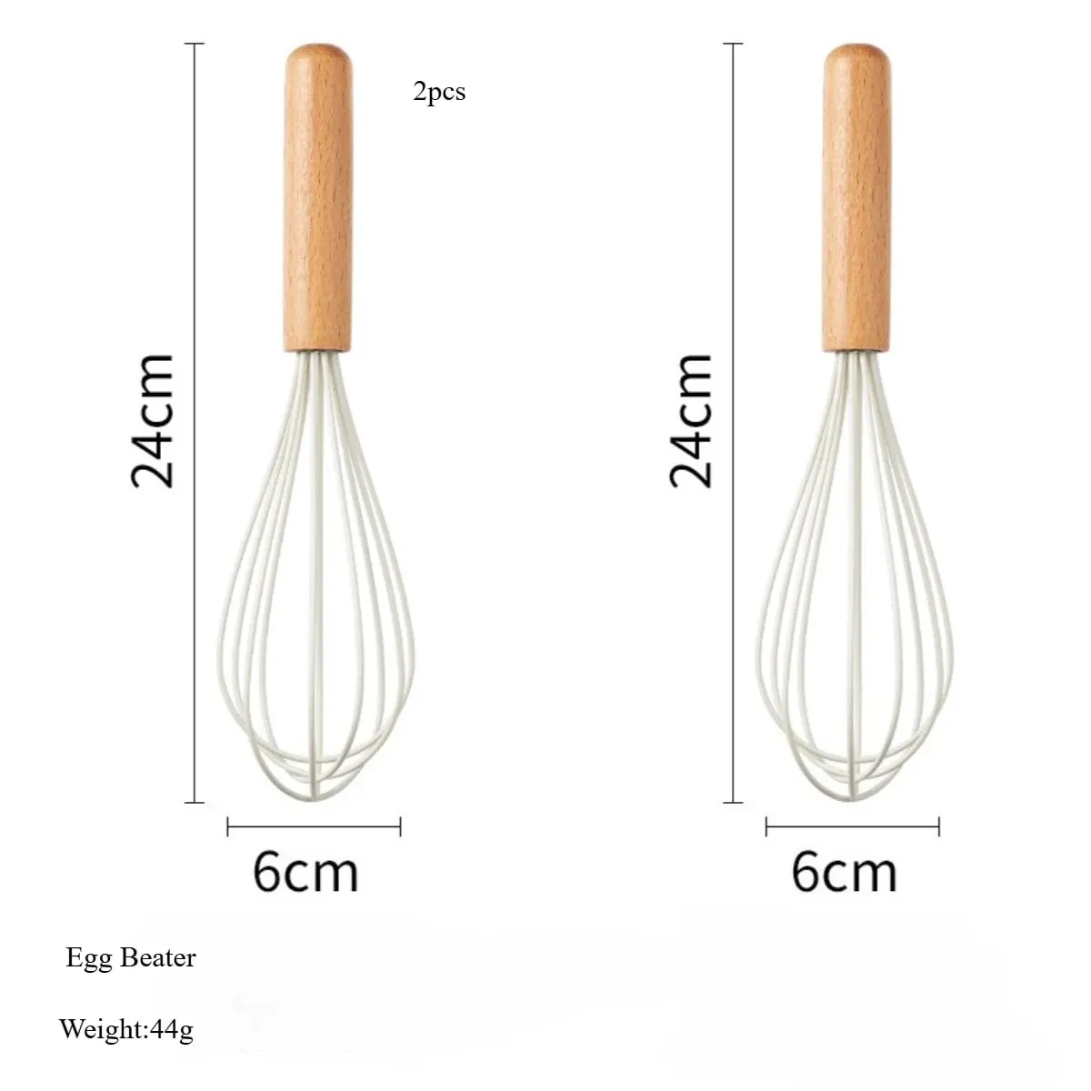 2/12Pcs White Silicone Kitchen Utensils Set with Wooden Handle Cookware Spatula Heat Resistant Non-stick Kitchen Cooking Tools — image 16