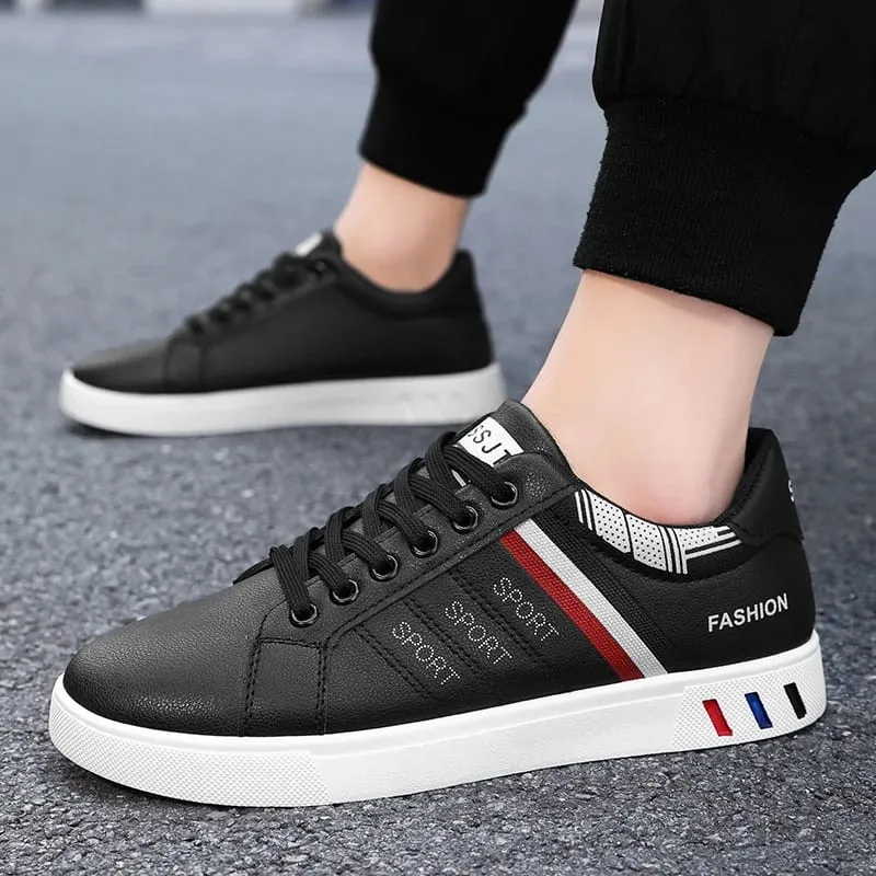 Men's Round Toe Casual Sports Shoes for Commuting Simple Spring and Autumn Style Lightweight Breathable and Comfortable Men's