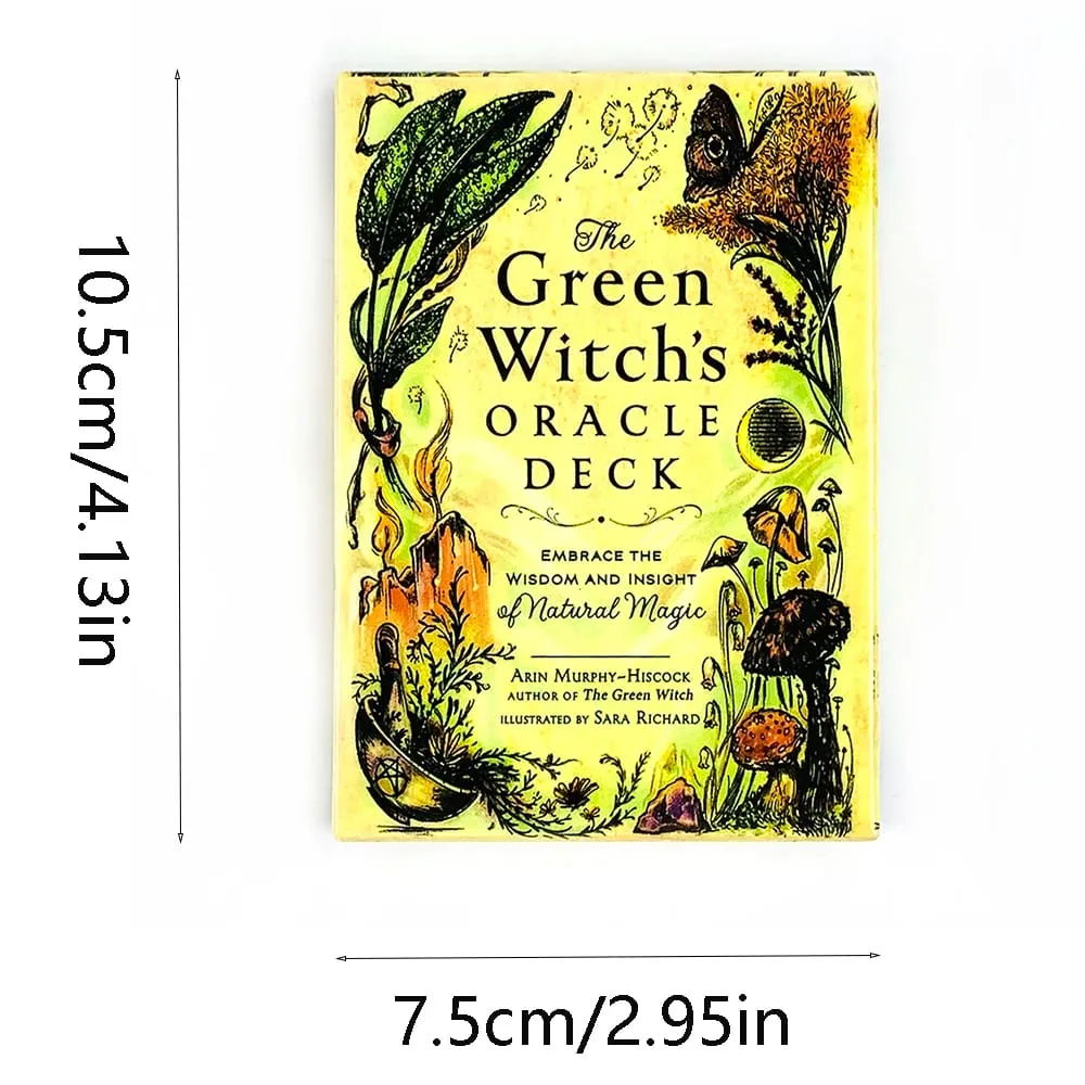 The Green Witch's Oracle Deck Embrace the Wisdom and Insight of Natural Magic Green Witch Witchcraft Series Tarot Cards — image 6