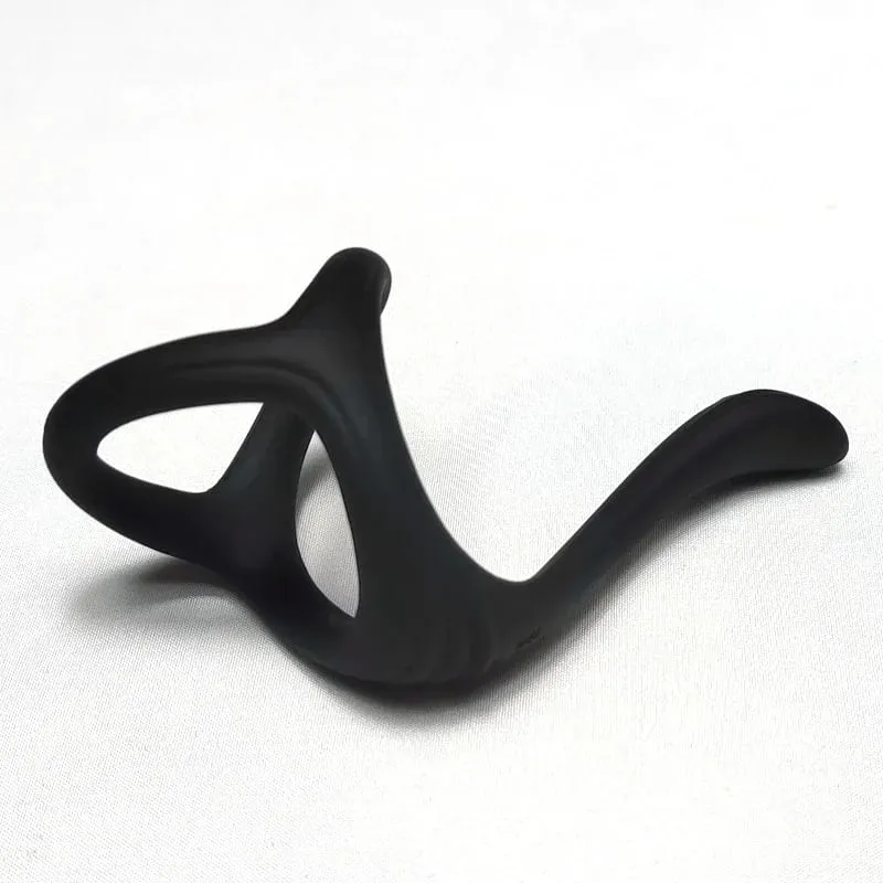Penis Ring for men Delay Ejaculation Reusable Silicone Semen Cock Ring Penis Enlargement Sexy Slave Stretchy Sex Toys For Men — image 1