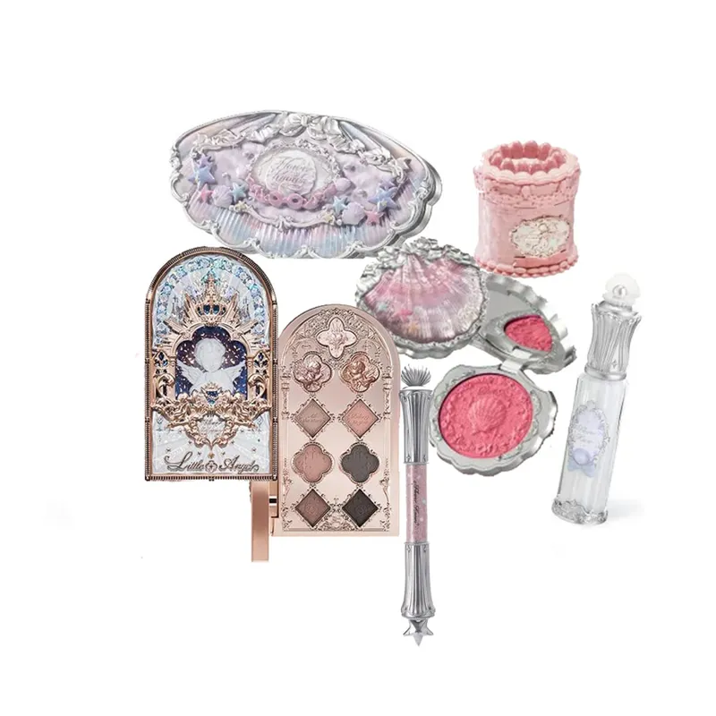 Flowerknows Dárková krabička Makeup Set Little Angel Full Box Glaze Lipsher Shell Šperky Flower Know Dárková sada k narozeninám — image 2