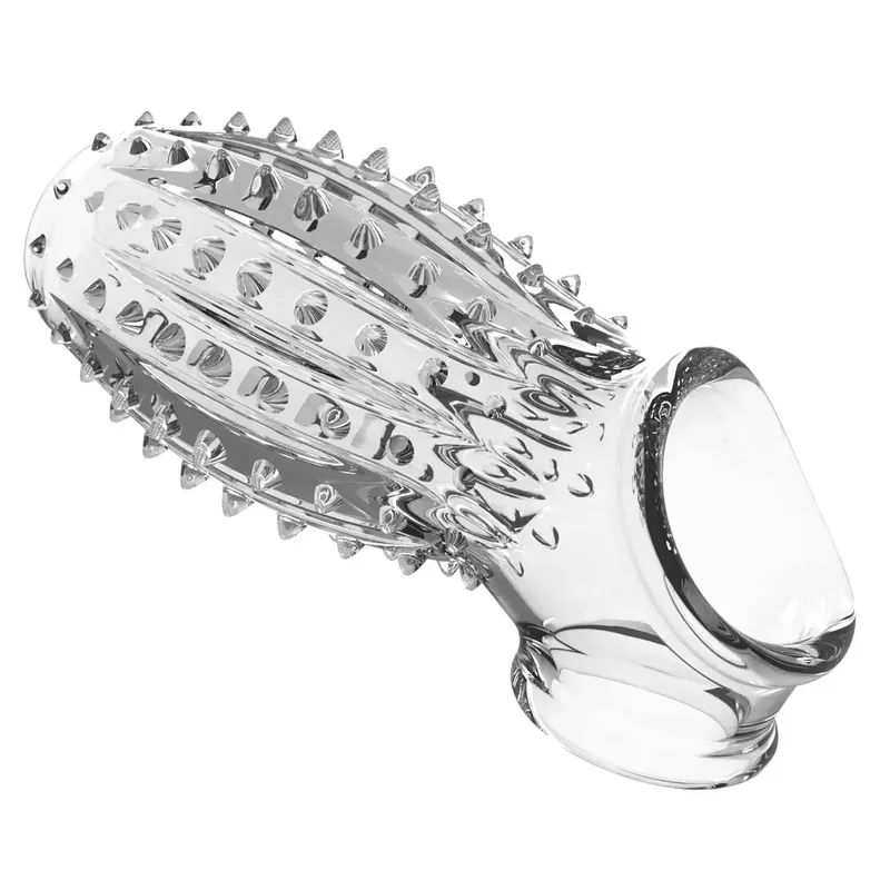 G-spot stimulate Penis Enlargement Sex Toys For Men Cock Ring Stretcher Extender Sleeve Reusable Condoms Goods Adults Products — image 8