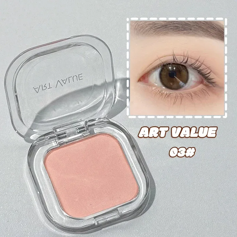 ART VALUE Single Color Eye shadow Palette Shimmer Matte Delicate Lasting Makeup High Gloss Brightening Silkworm Charming Shadow — image 10