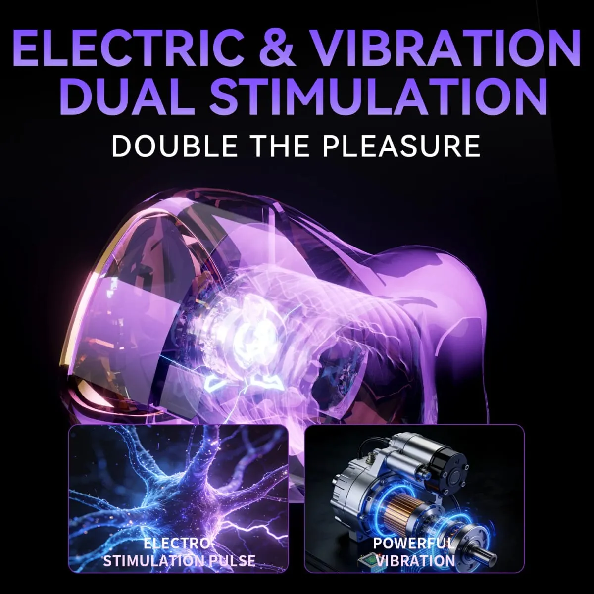 Glans Exerciser Vibrating Electric Shock Masturbator for Men Delay Endurance Training Penis Glans Trainer Male Sex Toys — image 4