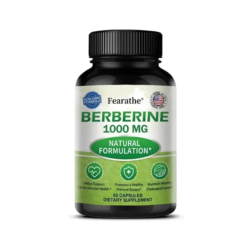 Berberine 1000 Mg Supplement Highly Absorbed Supports Cardiovascular Health Regulates Gut Flora Balance Improves Digestion — image 9