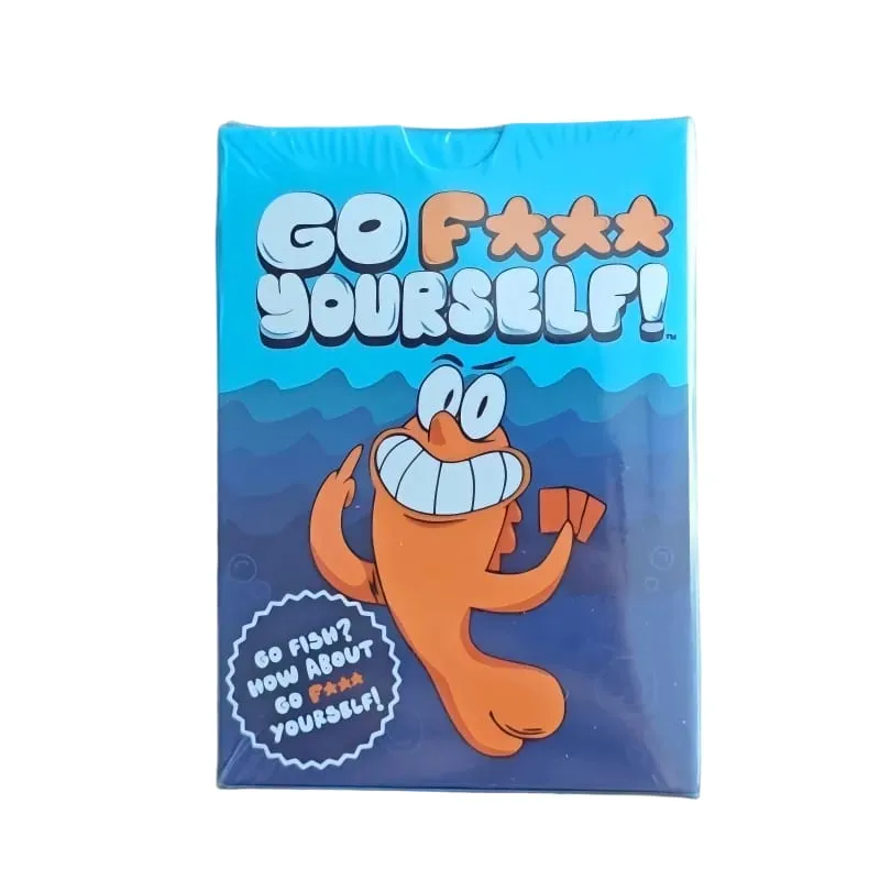 Go Fish Card Game Yourself Fun Gag Gift Hilarious Board Games with A Twist Night Family Interaction Party Game for 2+ Players