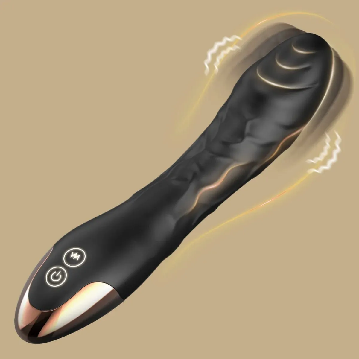 G Spot Vibrator Sex Toys Clitoris Vibrator Anal Stimulator Dildo with 10 Powerful Vibrating Modes Soft Silicone Adult Sex Toy — image 1