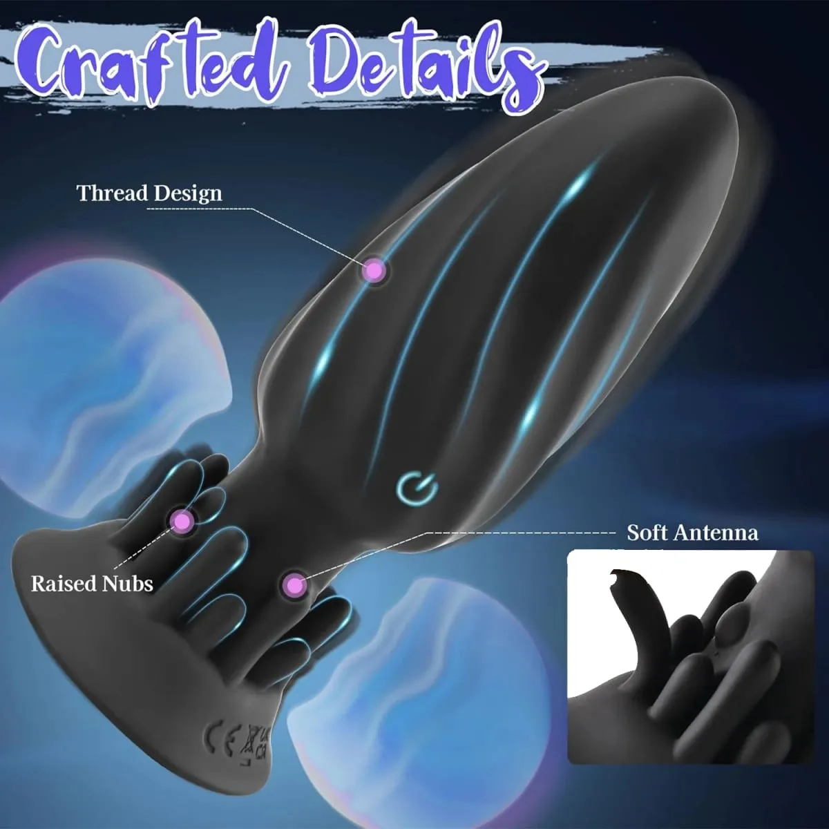 Male Prostate Massager 360° Rotation Anal Vibrator Female Masturbator Butt Plug Remote Control Wearable Anus Sex Toy para sa Mga Lalaking Bakla — image 6