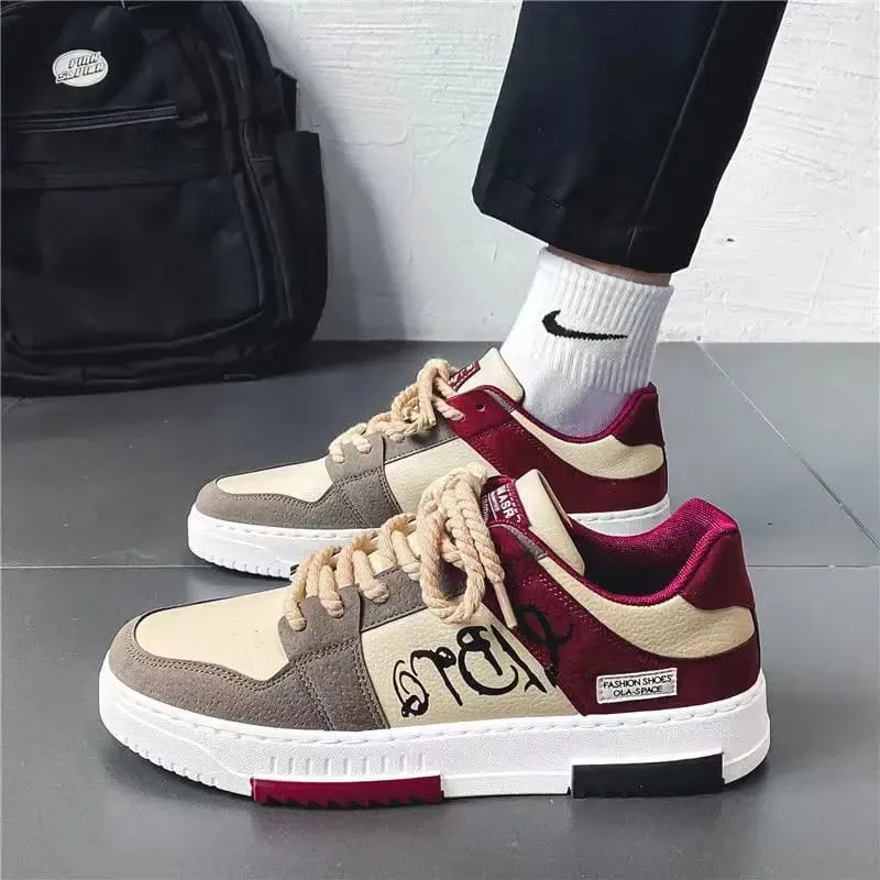 Men Slip on Fashion Sneakers Breathable Running Walking Tennis Gym Training Shoes Non Slip Workout Flats Casual Sport Male — image 1