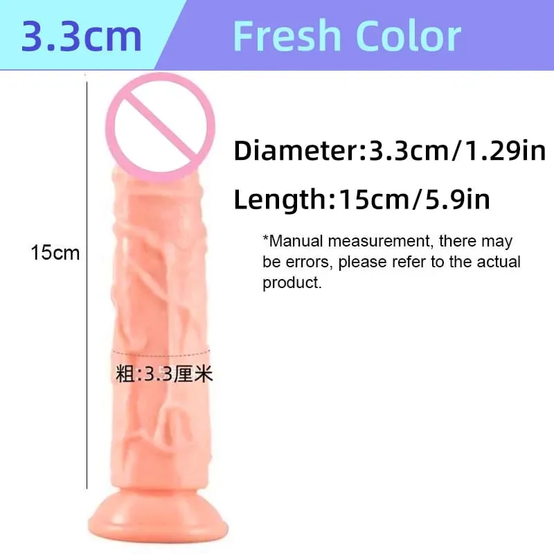 Realistic Silicone Dildo with Suction Cup G-Spot Anal Dildos Strapon Dick Butt Plug Masturbat Adult Sex Toys for Man Women — image 12