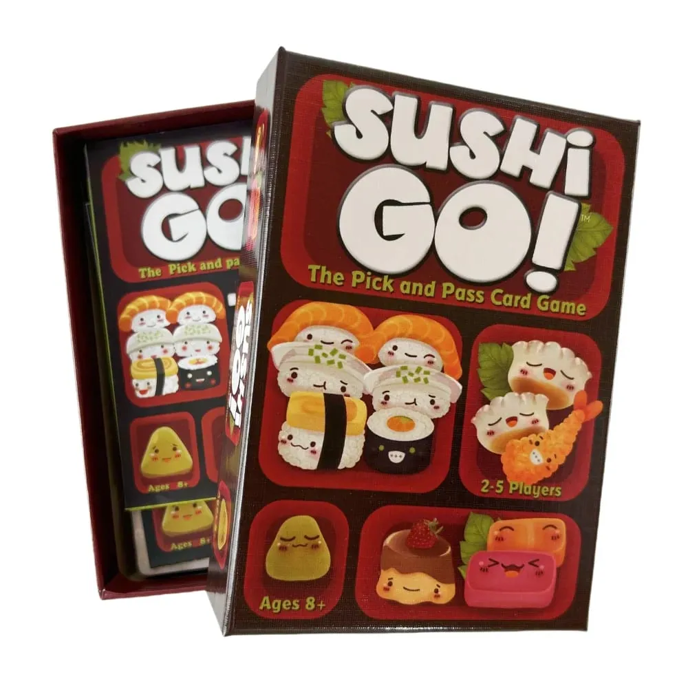 1pc Sushi Go Family Gathering Board Game Card Fun Card Game Sushi Go Party Card Games Deck Roll Creative Holiday Gift