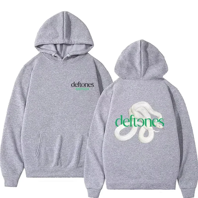 2026 New Snake Graphic Print Unisex Hoodie Retro Alternative Heavy Metal Long Sleeve Pullover Sweatshirt Vintage Music Style Cas — image 3