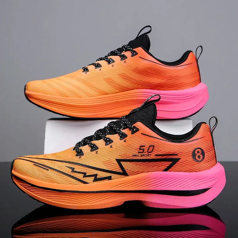 Men Sports Running Shoes Casual Marathon Lightweight Women's Comfortable Athletic Nonskid Walking Sneakers Outdoors Couple Shoes — image 11