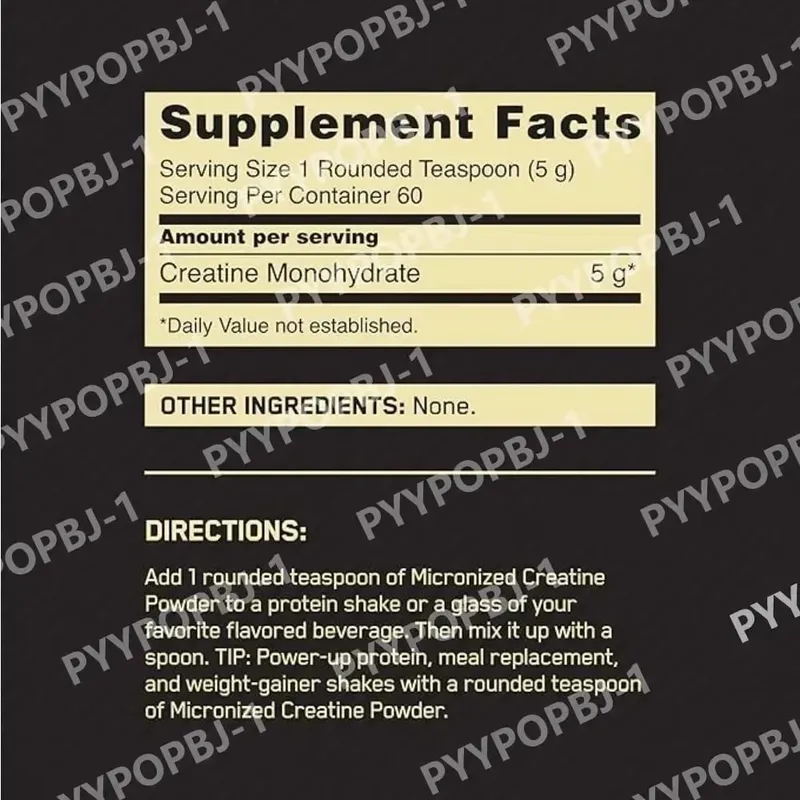 Creatina monohidratada em pó 300g, suporte para força, desempenho muscular, bebidas esportivas, suporte para nutrição fitness — image 2