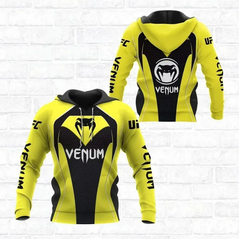 Men's sports hoodies Men's Boxing Suit Wolf Domineering Pattern Suitable For Outdoor Fashion Wearing hoodie Men's Clothing tops — image 7