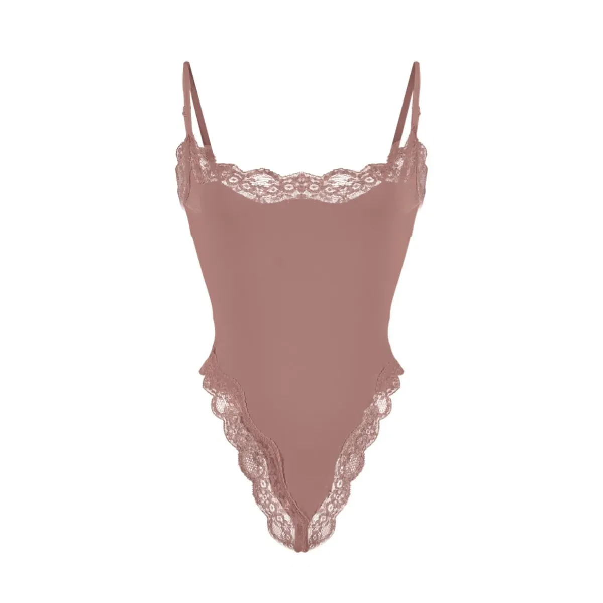 Lace Camisole Bodysuit Women Solid Sleeveless Backless Body Shaper Jumpsuit One Piece Sexy Slim Bodycon Rompers Summer Tank Tops — image 12