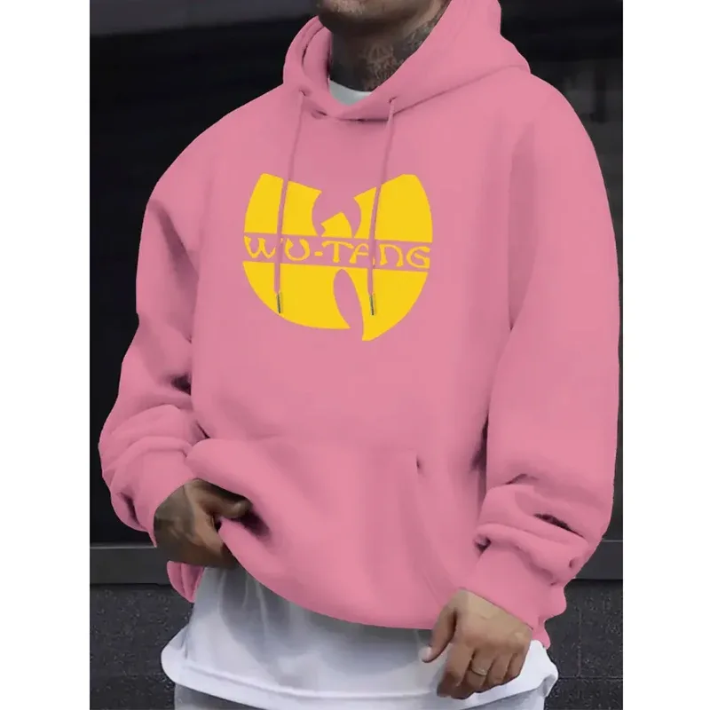 Hip hop années 90 wu clan t-tangs moletom com capuz masculino feminino casual outono inverno vintage moletom de lã manga comprida com capuz