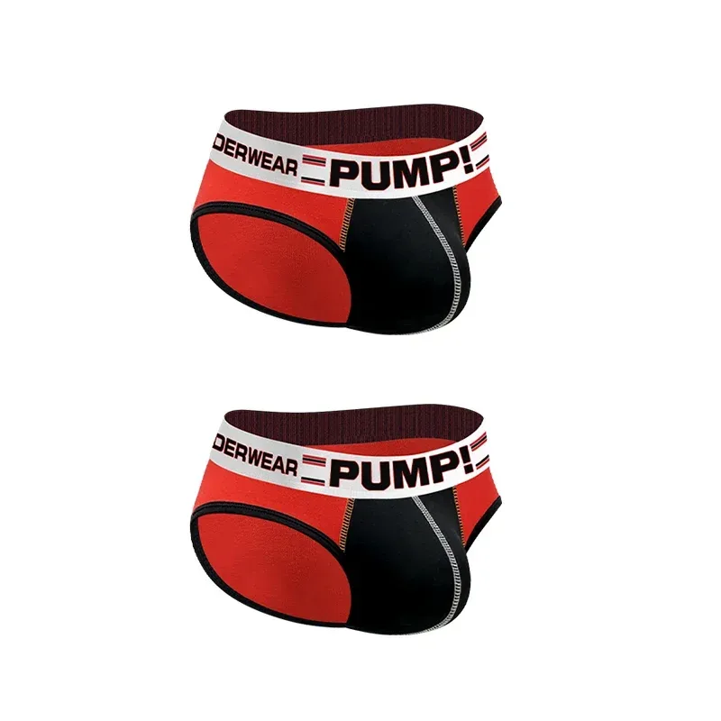 Cuecas masculinas de algodão colorido, bomba! Logotipo cintura larga cintura baixa sexy bolsa convexa 3D roupa íntima 3256813080433415 — image 27