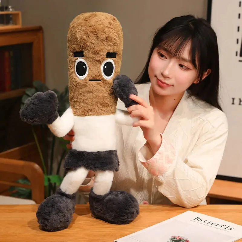 55/80CM Cartoon Cigarette Plush Pillow Long Cushiom Stuffed Toys Bedroom Sleep Hug Pillow