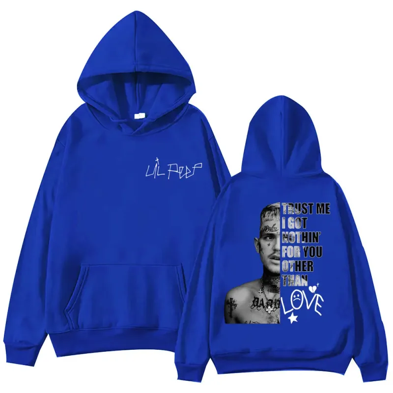 Rapper Lil Peep Merch Hoodies Homens Mulheres Roupas Hip Hop Vintage Pullovers Moda Casual Oversized Moletom Com Capuz Streetwear — image 11