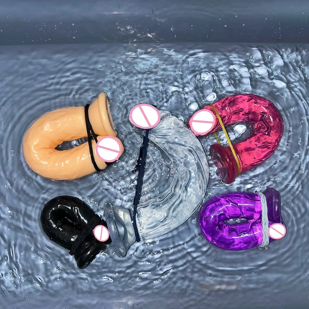 Cheap 5 Colors Small Transparent Dildo Suction Cup Jelly Dick Women Erotic Anal Sex Toys Soft Clitori Vaginal Masturbators Penis — image 4