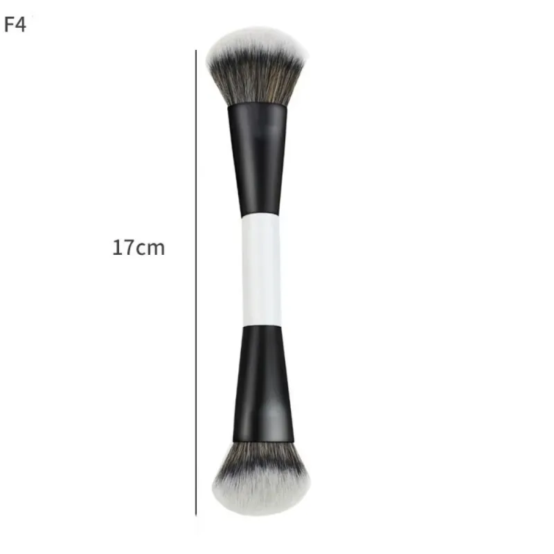 Dual-Ended F4 Contour Face Brush High Coverage Multi-purpose Eyeshadow Concealer Brushes Cosmetic Beauty Powder Blush Brush