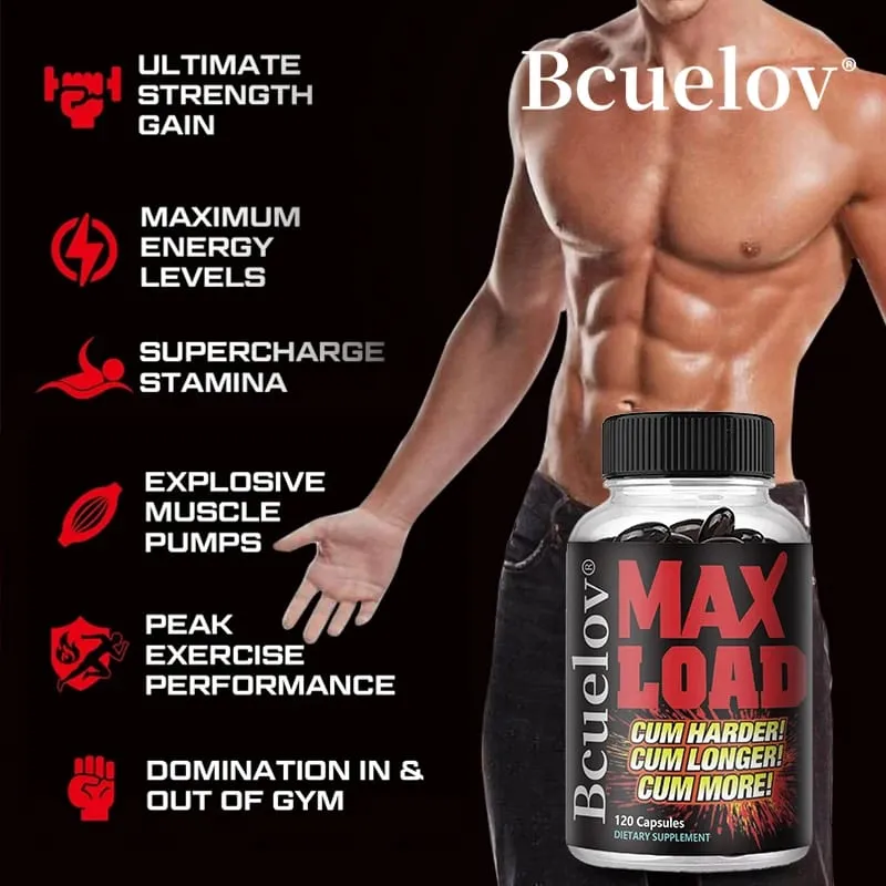 Men's Max Load Capsules - Supports Muscle Mass and Vitality Daily Immune Health Supplement Non-GMO — image 4