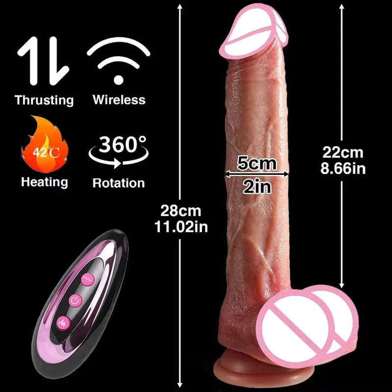 Vibrador realista vibrador grande pênis penetração anal adulto brinquedos sexuais para vibração anal aquecimento pau vibradores para masturbação feminina — image 12