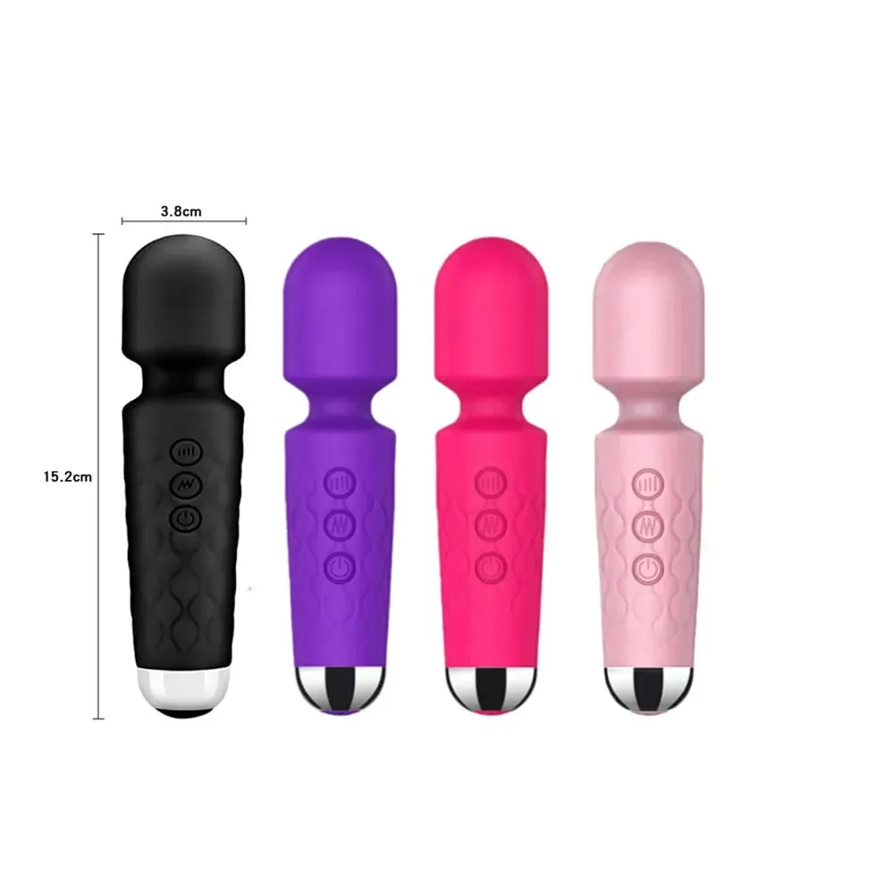 Kraftfull vibrerande AV-vibrator Trollstav Klitorisstimulator Sexleksaker för kvinnor G Spot Massager Vuxen Kvinnlig Sex Erotisk produkt