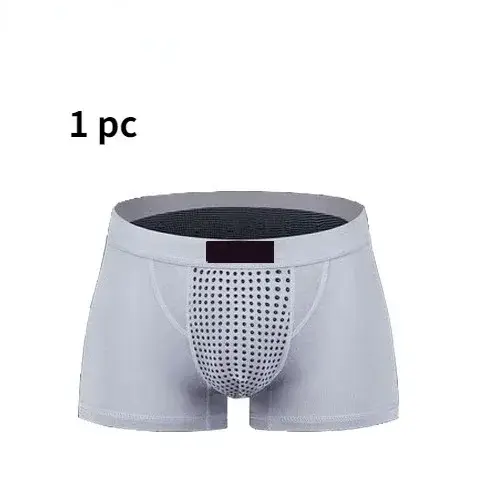 3PC Men's Magnetic Therapy Underwear Upgraded 22 Magnets Boxer Briefs L-6XL Anti-Pain Health Underwear Brazilian Breathable Men — image 9