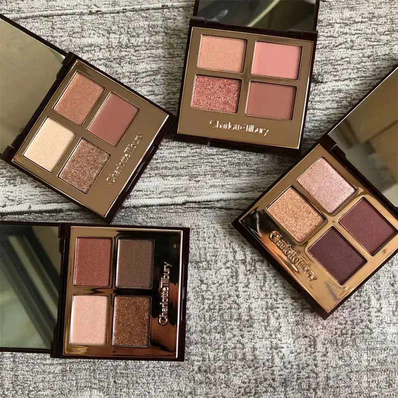 Charlotte Tilbury Brand Makeup 4 Farver Øjenskygge Disc 5,2g Pude Talk Nature Let at farve Foundation Øjenskygge Kosmetik — image 2