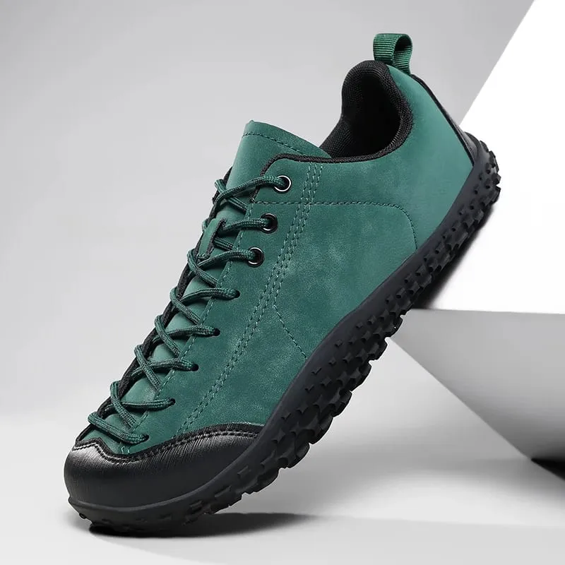 Unisex Barefoot Wide Toe Shoes Women Men Artificial Leather Minimalist Sneakers Zero Drop Outdoor Lace-Up Slip on Walking Shoes — image 3