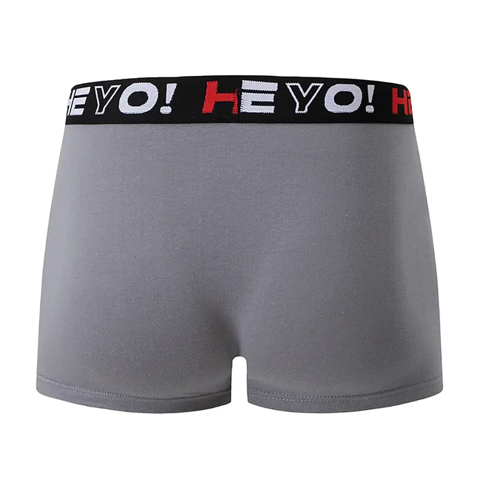 4/10 Piece Set Of Multi-color Men's Underwear Comfortable And Soft Cotton Flat Angle Pants Elastic Waist Sports Base Shorts — image 15