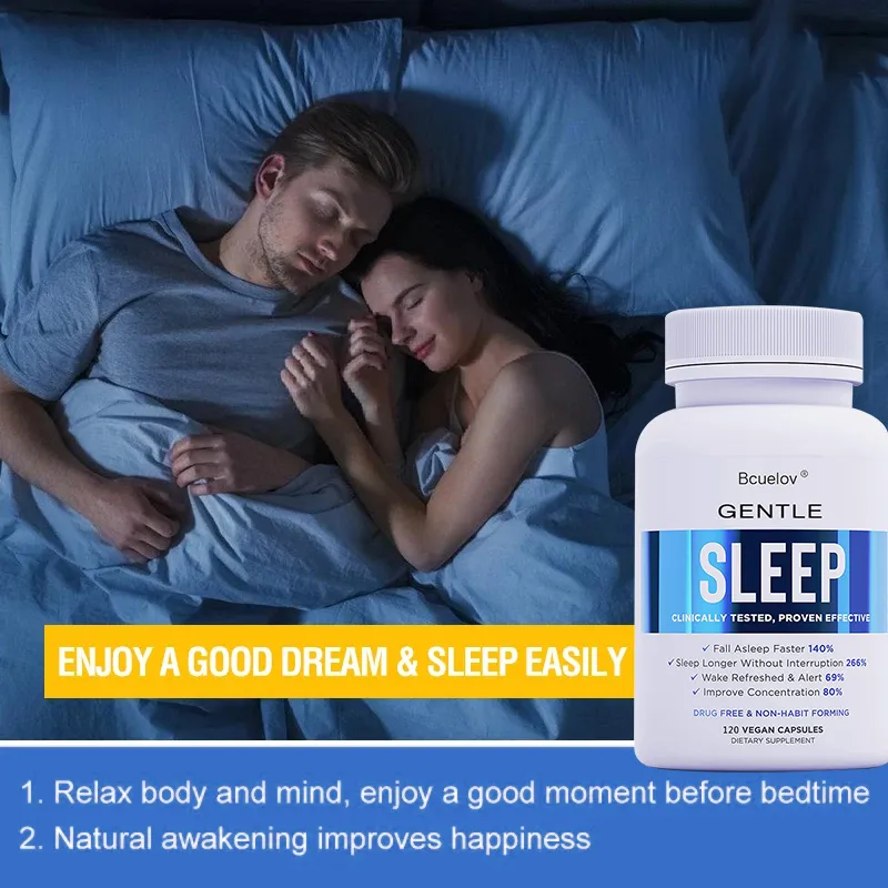 Sleep Supplement - with Magnesium Combats Nighttime Sleep Restores Sleep Quality Prolongs Sleep Time and Relieves Stress — image 6