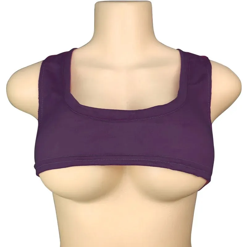 Y2k European and American Low Round Neck Ultra Short Sleeveless Vest T-shirt Sexy Chest Hugging and Navel Exposed Vest — image 15