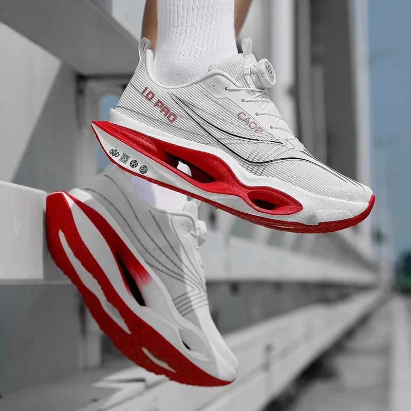 Running Shoes Men Sports Carbon Board Speciality Marathon Breathable Lightweight Women Comfortable Athletic Nonskid Sneakers — image 4