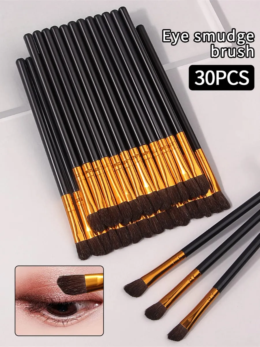 Kit di pennelli per trucco professionale da 30 pezzi Pennello per correttore Ombretto Setole morbide Pennello per shader Strumenti per il trucco di bellezza cosmetica per il viso — image 2