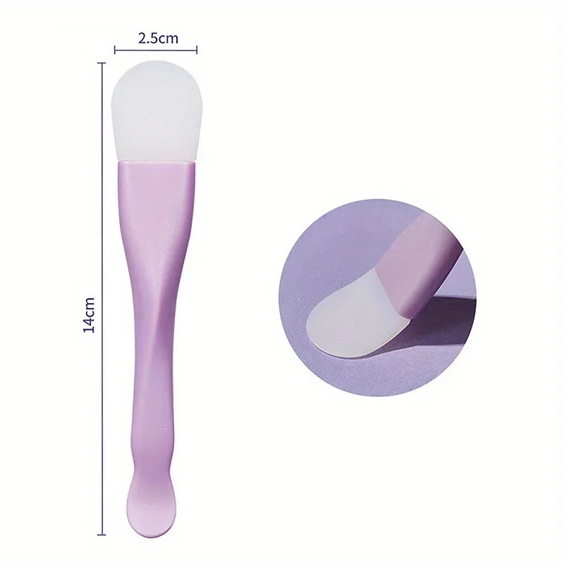 Double Head Silicone Facial Mask Brush Face Cleaning Scraper Daub Type Mud Film Special Brush Beauty Tool Brush Make up Brushes — image 7